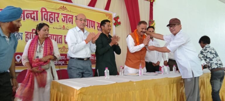 नकरौंदा में जनकल्याण समिति ने आयोजित की चर्चा वार्ता, विकास कार्यों पर विधायक बृजभूषण गैरोला का जताया आभार